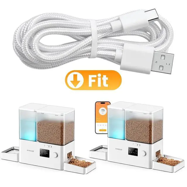 Alt view image 2 of 2 - Type-C Cable for Automatic Cat Feeder and Water Dispenser