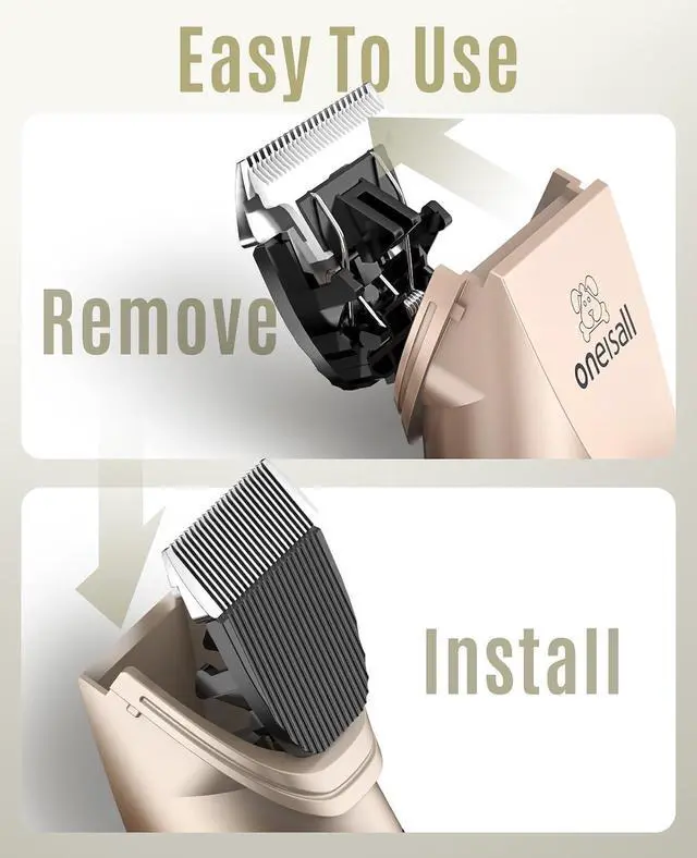 Alt view image 3 of 5 - Low Noise Dog and Cat Clippers Replacement Blade