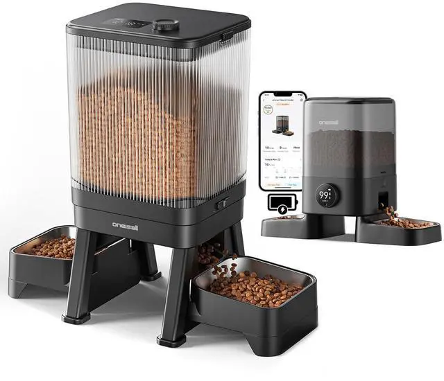 Main image of 7L Automatic Cat Feeder for 2 Cats & 5L Cordless WiFi Automatic Cat Feeder for 2 Cats