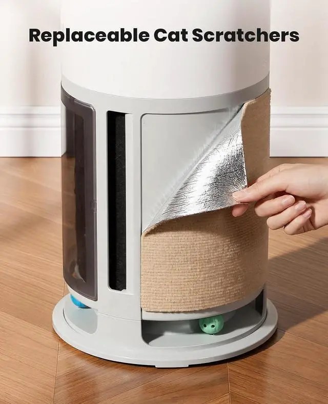 Alt view image 2 of 2 - PP04 Pet Purifier 2 Packs Cat Scratchers Replacement | Only Compatible with PP04 Air Pet Purifier, Easy to Detach and Install