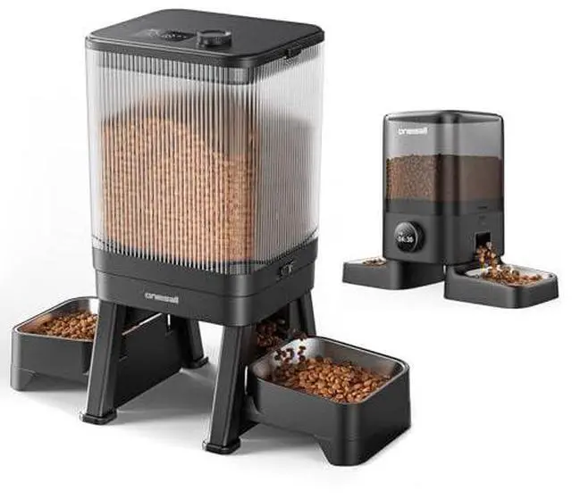 Main image of 7L Automatic Cat Feeder for 2 Cats & 5L Automatic Cat Feeder for 2 Cats