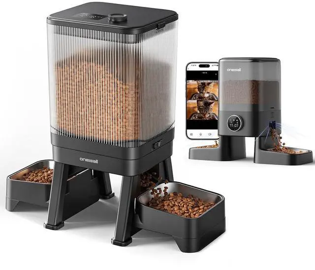 Main image of 7L Automatic Cat Feeder for 2 Cats & 5L WiFi Automatic Cat Feeder for 2 Cats with Camera