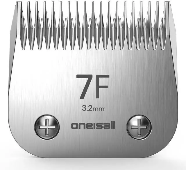 Main image of Professional Dog Grooming Clippers Replacement Blade, Ultra Edge Dog Clipper Blade Constructed of Carbonized Steel, Resists Heat & Rust with Long-Lasting Sharp Edges(7FC)