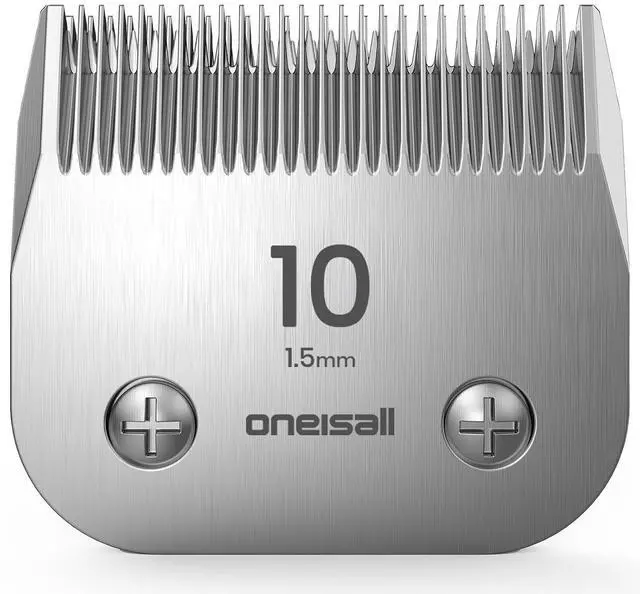 Main image of Professional Dog Grooming Clippers Replacement Blade, Ultra Edge Dog Clipper Blade Constructed of Carbonized Steel, Resists Heat & Rust with Long-Lasting Sharp Edges(#10)