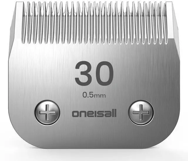 Main image of Professional Dog Grooming Clippers Replacement Blade, Ultra Edge Dog Clipper Blade Constructed of Carbonized Steel, Resists Heat & Rust with Long-Lasting Sharp Edges(#30)