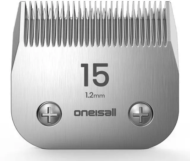 Main image of Professional Dog Grooming Clippers Replacement Blade, Ultra Edge Dog Clipper Blade Constructed of Carbonized Steel, Resists Heat & Rust with Long-Lasting Sharp Edges(#15)