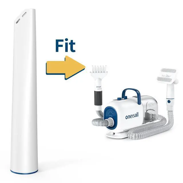 Alt view image 2 of 3 - Replacement Long Narrow Nozzle for BM1 Dog Grooming Vacuum Blow Dryer and Clippers
