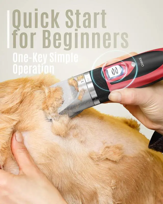 Alt view image 3 of 7 - Dog Shaver Clippers Low Noise, Dog Nail Grinder and Paw Trimmer Kit