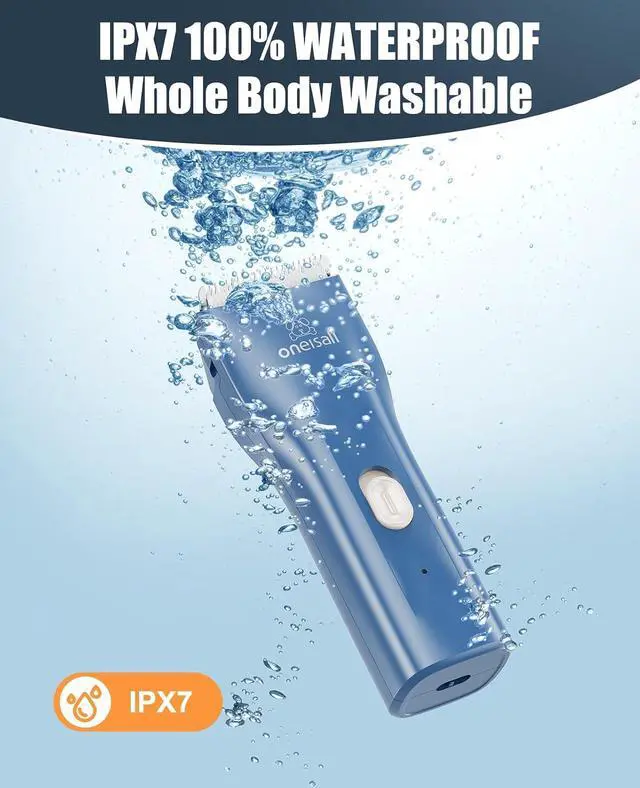 Alt view image 6 of 7 - Pet Clippers for Cat Matted Hair, Quiet Pet Shaver for Cats | Waterproof Cordless Cat Clippers for Matted Long Hair with Storage Bag,Lightweight and Easy to Use for Cat, Pet, Small Dog
