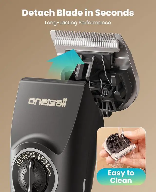 Alt view image 7 of 7 - Dog Clippers for Grooming Thick Heavy Coats | Low Noise,5 Blade Lengths,Detachable Blade,Fits Wahl's 3379,3332-3339 Metal Guards,Long Battery Life,High-Speed,4 Guide Combs