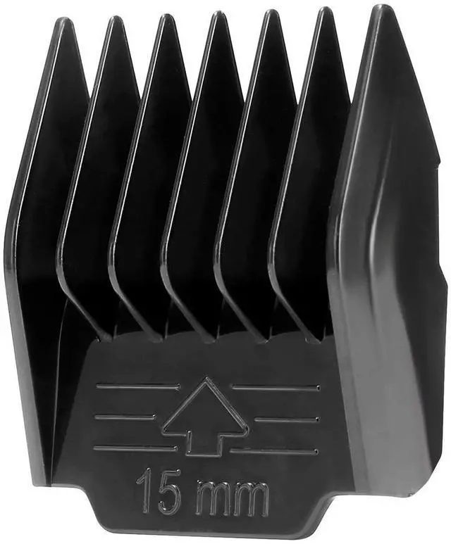 Main image of Attachment Guide Comb Guards for Low Noise Dog Clippers #5, 15mm(3/5-Inch) Cut Length, Black for 26225202-003DE/P2/X3//X2