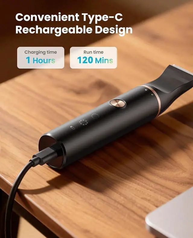 Alt view image 5 of 7 - 2-Speed Cat Clippers Double Blade Face Paw Trimmer Low Noise | Double Blades for Precise Trim. 2-Speed Control. Under 50dB Quiet. Mini Size for Paws, Face, Ears. USB Rechargeable.