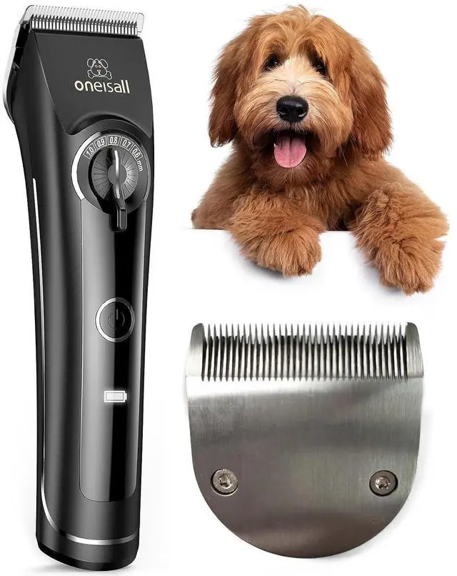 Main image of Dog Clippers for Grooming Doodles Poodles Thick Curly Hair and Replacemenet Blades
