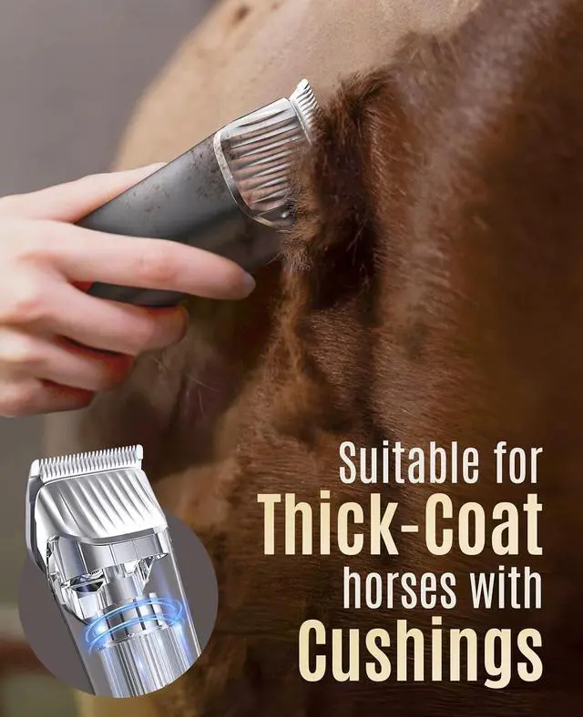 Alt view image 2 of 6 - Horse Clippers with Replacment Metal Blades
