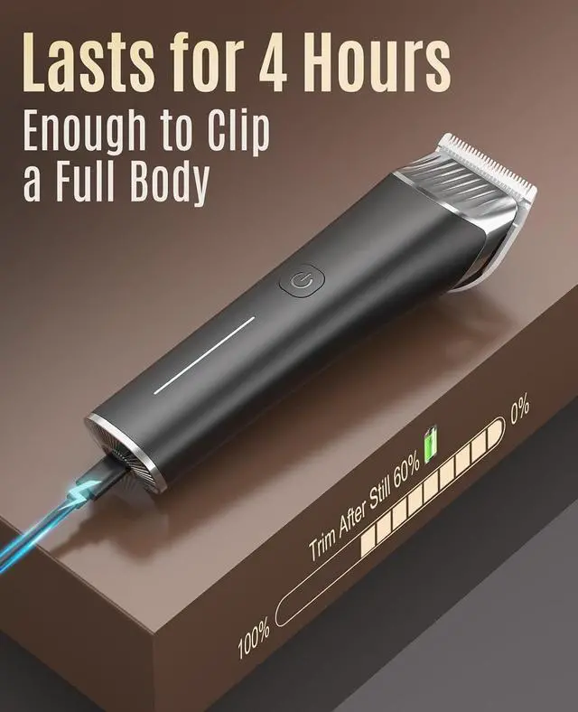 Alt view image 5 of 6 - Horse Clippers with Replacment Metal Blades