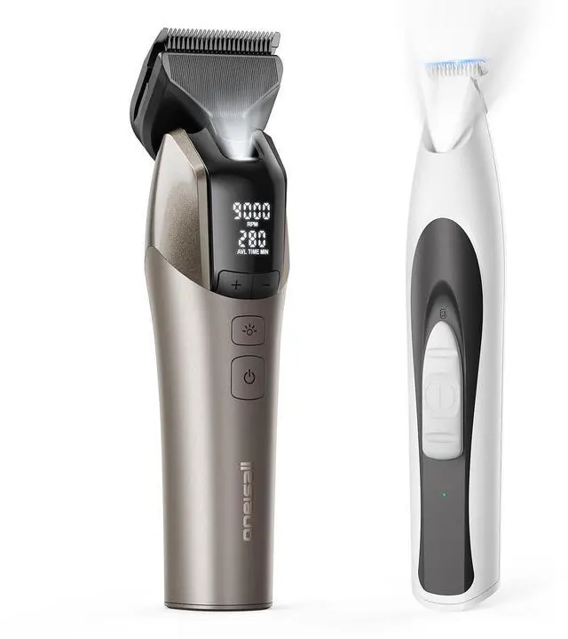 Main image of Low-Noise Dog Paw Trimmer and Professional Dog Clippers