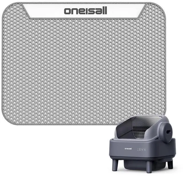 Main image of Cat Litter Mat for Ease S1 Automatic Litter Box, Waterproof Urine-Proof Trapping Mat 1 Pack (Gray, 23.6x17.7 Inch)