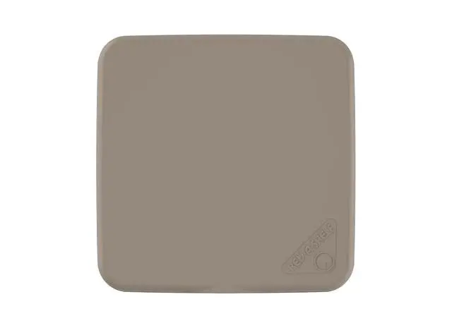 Alt view image 7 of 7 - Rev-A-Shelf 27 Qt Under Sink Garbage Can Lid for Kitchen and Bathroom Cabinet, Replacement Plastic Trash Bin Lid Only, Champagne, RV-1024-LID-12-1