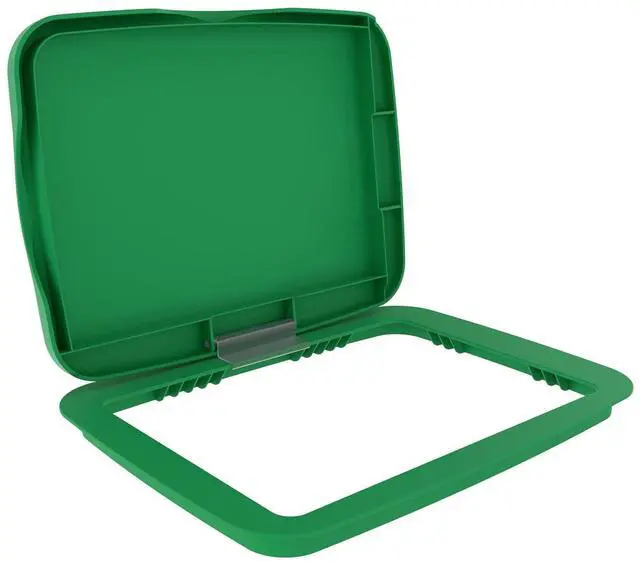 Main image of Rev-A-Shelf Polymer Bi-Directional Lid 35 and 50 qt. Waste Containers (Green)