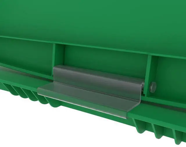 Alt view image 5 of 7 - Rev-A-Shelf Polymer Bi-Directional Lid 35 and 50 qt. Waste Containers (Green)