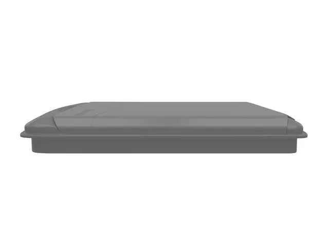 Alt view image 7 of 7 - Rev-A-Shelf 35 Qt Under Sink Garbage Can Lid for Base Kitchen and Bathroom Cabinet, Replacement Plastic Trash Bin Lid Only, Silver, RV-35-LID-17-1