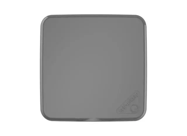 Alt view image 7 of 7 - Rev-A-Shelf 27 Qt Under Sink Garbage Can Lid for Kitchen and Bathroom Cabinet, Replacement Trash Bin Lid Only, Metallic Silver, RV-1024-LID-17-1