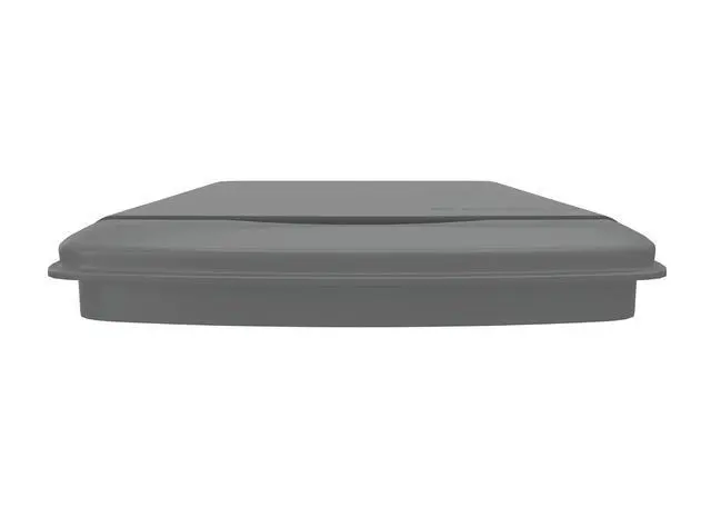 Alt view image 4 of 7 - Rev-A-Shelf 35 Qt Under Sink Garbage Can Lid for Base Kitchen and Bathroom Cabinet, Replacement Plastic Trash Bin Lid Only, Blue, RV-35-LID-22-1-40