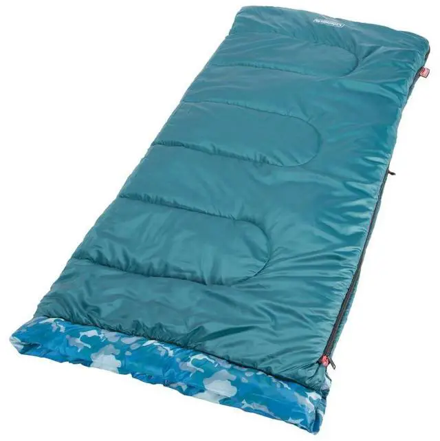 Alt view image 4 of 5 - Coleman Kids 45°F Sleeping Bag for Children up to 5ft 5in Tall, Lightweight & Warm Sleep Sack for Indoor/Outdoor Use, Machine Washable