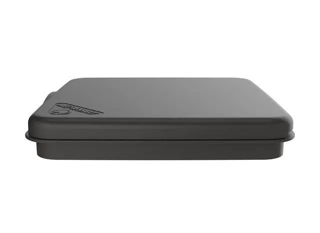 Alt view image 5 of 7 - Rev-A-Shelf 27 Qt Under Sink Garbage Can Lid for Kitchen and Bathroom Cabinet, Replacement Plastic Trash Bin Lid Only, Orion Gray, RV-1024-LID-13-1