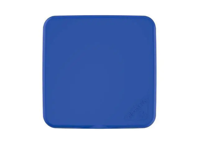 Alt view image 7 of 7 - Rev-A-Shelf 27 Qt Under Sink Garbage Can Lid for Base Kitchen and Bathroom Cabinet, Replacement Plastic Trash Bin Lid Only, Blue, RV-1024-LID-22-1