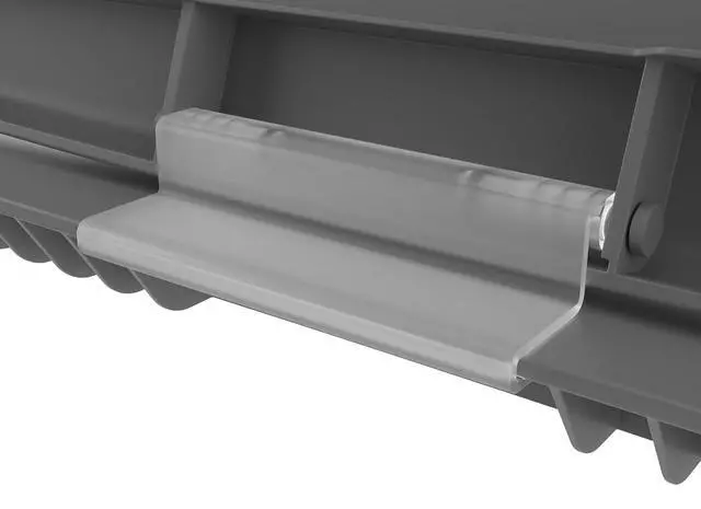Alt view image 2 of 7 - Rev-A-Shelf 32 Qt Under Sink Garbage Can Lid for Base Kitchen and Bathroom Cabinet, Replacement Plastic Trash Bin Lid Only, Grey, RV-32-LID-14-1