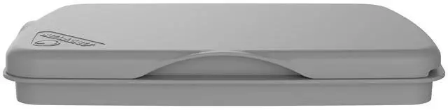 Alt view image 4 of 7 - Rev-A-Shelf 32 Qt Under Sink Garbage Can Lid for Base Kitchen and Bathroom Cabinet, Replacement Plastic Trash Bin Lid Only, Grey, RV-32-LID-14-1