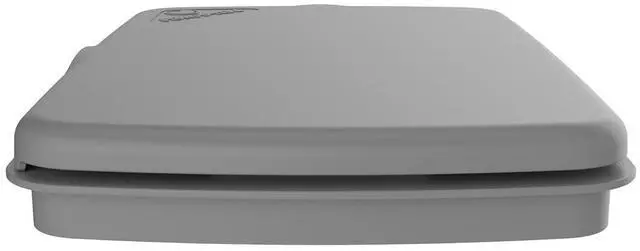 Alt view image 5 of 7 - Rev-A-Shelf 32 Qt Under Sink Garbage Can Lid for Base Kitchen and Bathroom Cabinet, Replacement Plastic Trash Bin Lid Only, Grey, RV-32-LID-14-1