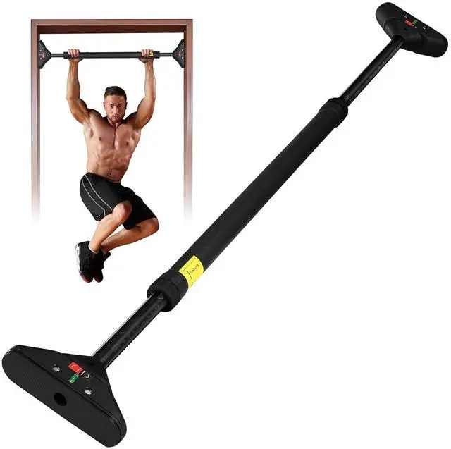 Main image of Yes4All Heavy Duty Wall Mounted Pull Up Bar, Over Door Pull Up Bar for Doorway, Multi Grip Chin Up Bar, Sturdy Strength Training Bars & Durable Gym Bar for Home Exercise