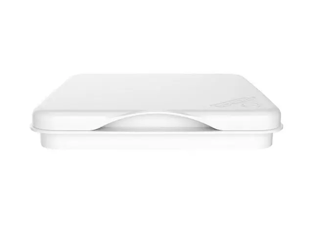 Alt view image 4 of 7 - Rev-A-Shelf 27 Qt Under Sink Garbage Can Lid for Base Kitchen and Bathroom Cabinet, Replacement Plastic Trash Bin Lid Only, White, RV-1024-LID-1