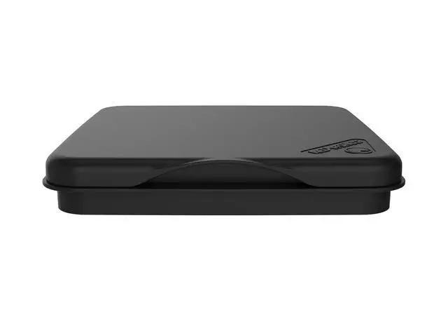 Alt view image 4 of 7 - Rev-A-Shelf 27 Qt Under Sink Garbage Can Lid for Base Kitchen and Bathroom Cabinet, Replacement Plastic Trash Bin Lid Only, Black, RV-1024-LID-18-1