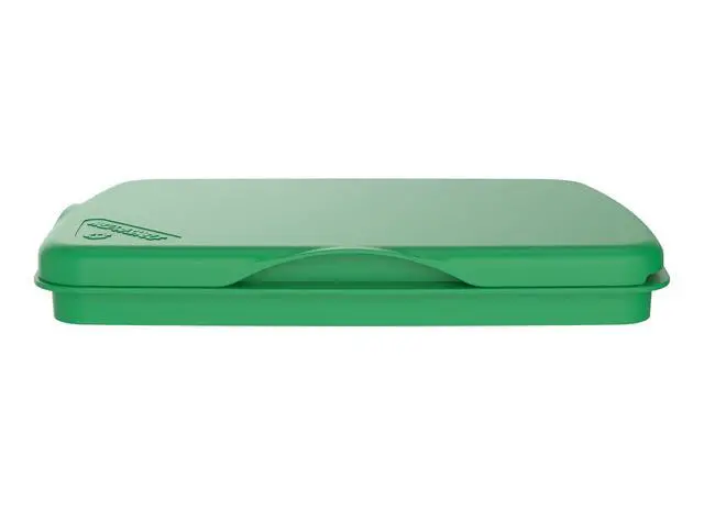 Alt view image 4 of 7 - Rev-A-Shelf 32 Qt Under Sink Garbage Can Lid for Base Kitchen and Bathroom Cabinet, Replacement Plastic Trash Bin Lid Only, Green, RV-32-LID-G-1-40