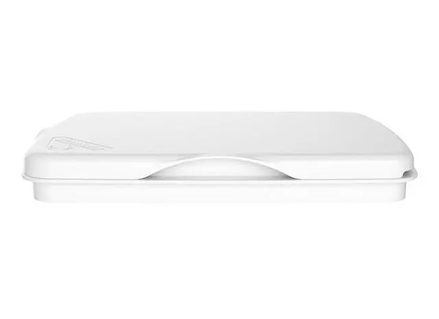 Alt view image 4 of 7 - Rev-A-Shelf 32 Qt Under Sink Garbage Can Lid for Base Kitchen and Bathroom Cabinet, Replacement Plastic Trash Bin Lid Only, White, RV-32-LID-1-40
