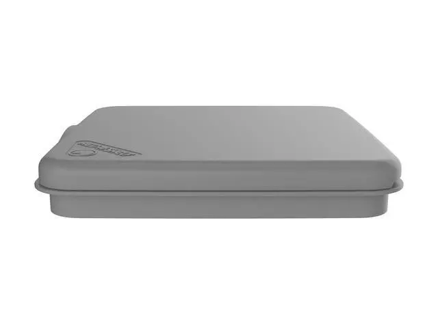 Alt view image 5 of 7 - Rev-A-Shelf 27 Qt Under Sink Garbage Can Lid for Base Kitchen and Bathroom Cabinet, Replacement Plastic Trash Bin Lid Only, Grey, RV-1024-LID-14-1