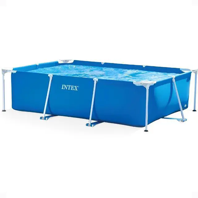 Main image of INTEX Metal Frame 9ft 10in x 6ft 6.75in x 29.5in Above Ground Swimming Pool | 28272EH -Pool Only (Pump Not Included)