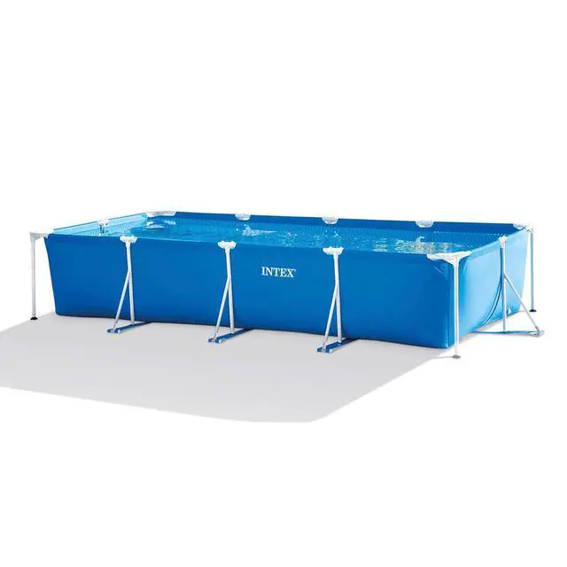 Alt view image 6 of 7 - INTEX Metal Frame 14ft 9in x 7ft 3in x 33in Above Ground Swimming Pool | 28273EH - Pool Only (Pump Not Included)