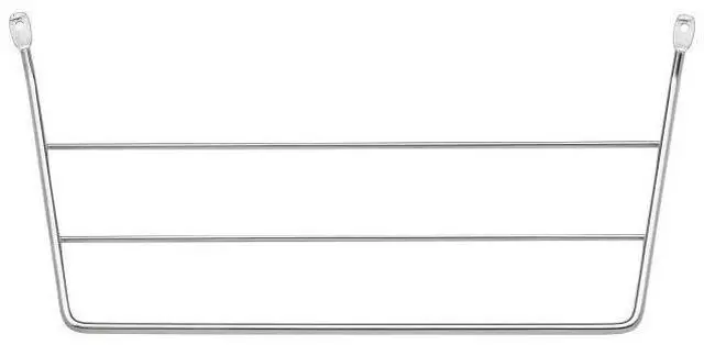 Main image of Rev-A-Shelf Under Sink Towel Holder for Kitchen and Bathroom Cabinets, Door Mount Wire Dish Rag Rack Hanger, Holds 3 Folded Wipes, Chrome, 563-32 C