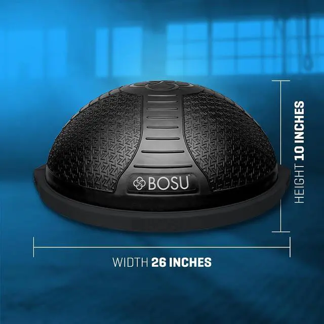 Alt view image 2 of 7 - Bosu Pro NexGen 25IN Home Fitness Exercise Gym Balance Trainer with Pump