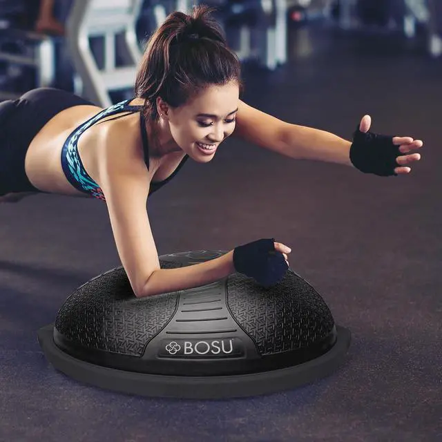 Alt view image 5 of 7 - Bosu Pro NexGen 25IN Home Fitness Exercise Gym Balance Trainer with Pump
