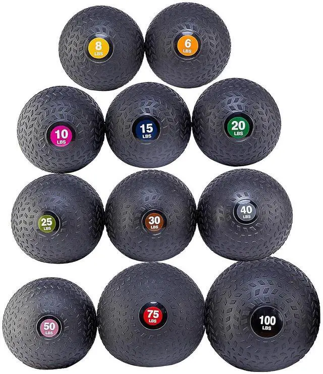 Alt view image 4 of 5 - Fitvids Slam Medicine Wall Balls Workout Exercise Fitness Weighted Balls for Cross Training, Strength and Conditioning Exercises, Cardio and Core Workouts
