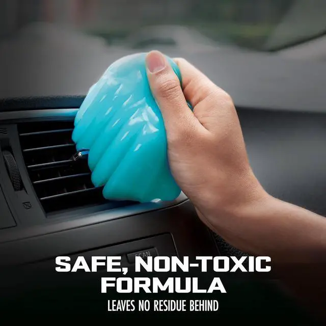Alt view image 3 of 6 - AUTO JOE Car Cleaning Gel, Automotive Dust Car Crevice Cleaner, Slime Auto Air Vent and Interior Detail Removal, Car Putty and Keyboard Cleaner (2-Pack, Unscented)