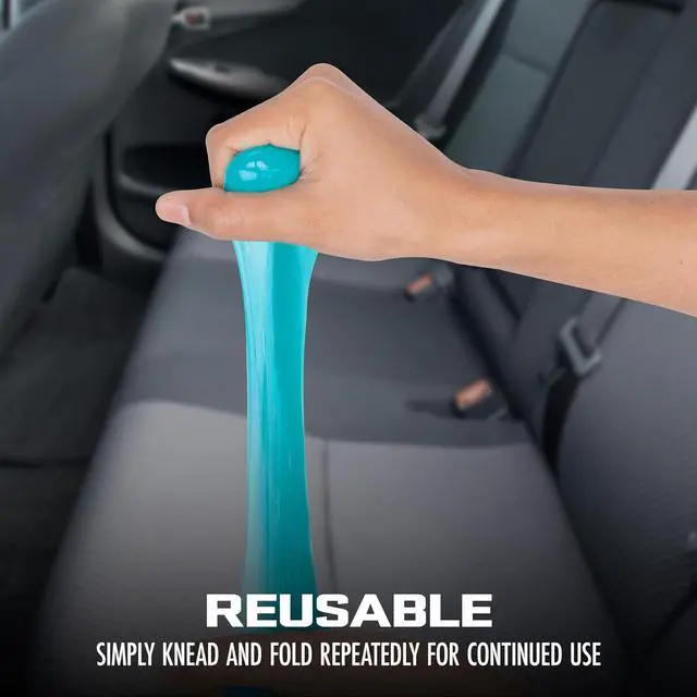 Alt view image 6 of 6 - AUTO JOE Car Cleaning Gel, Automotive Dust Car Crevice Cleaner, Slime Auto Air Vent and Interior Detail Removal, Car Putty and Keyboard Cleaner (2-Pack, Unscented)