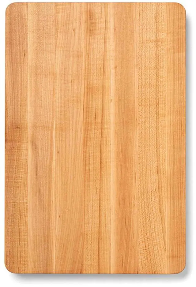 Main image of John Boos Chop-N-Slice Series Rectangular Maple Cutting Board | 16 x 10 x 1, 4.5 lb Reversible Edge-Grain Butcher Block, Made in the USA