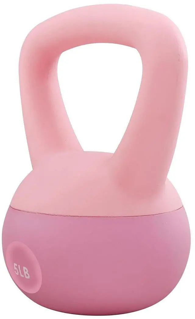 Main image of Signature Fitness Soft Kettlebells - Sea and Iron Sand Filled Weights for Women and Men - Color Coded Soft Vinyl Kettlebells, Multiple Sizes