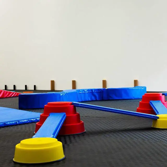 Alt view image 6 of 6 - BalanceFrom Puzzle Exercise Mat 1" Thick, EVA Interlocking Foam Floor | Tiles for Home Gym, Mat for Home Workout Equipment, Floor Padding for Kids, Black, 24 in x 24 in x 1 in, 24 Sq Ft - 6 Tiles